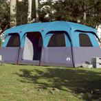 vidaXL Gezinstent 9-persoons waterdicht blauw, Caravans en Kamperen, Tenten, Verzenden, Nieuw