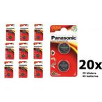 Panasonic CR2025 Lithium knoopcelbatterij 20x (Knoopcellen), TV, Hi-fi & Vidéo, Batteries, Verzenden
