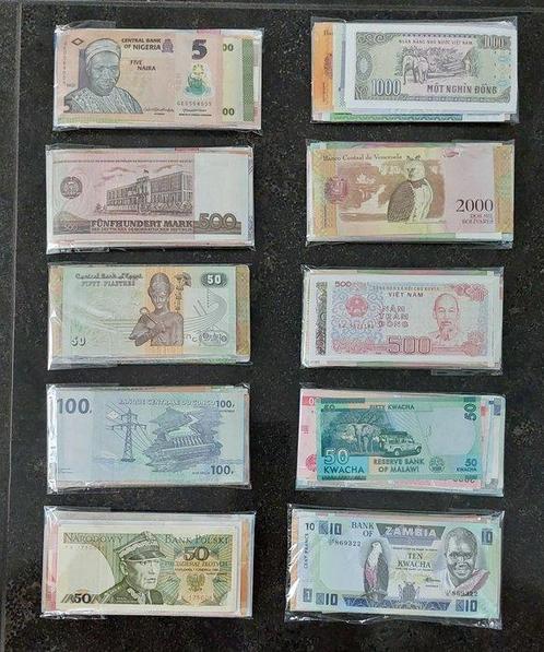 Wereld. - 1000 bankbiljetten - Various Dates, Postzegels en Munten, Munten | Nederland
