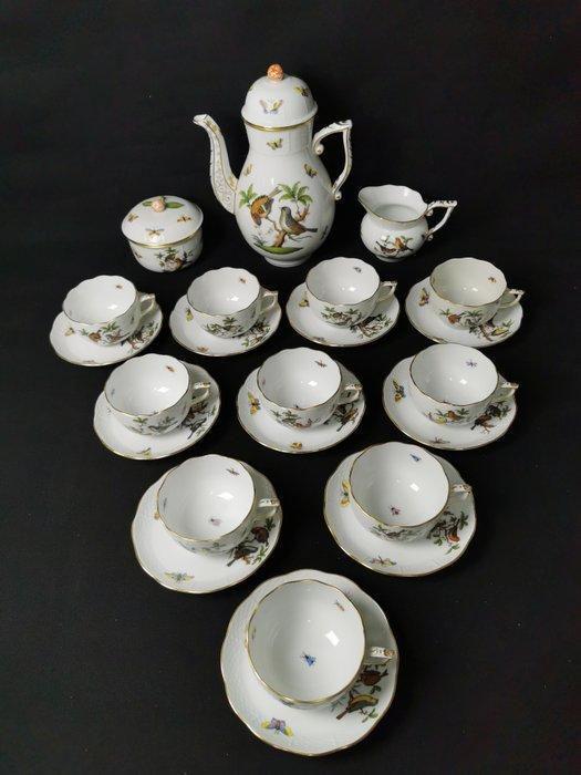 Herend -Rothschild Bird - Servizio da caffè per 10 persone -, Antiek en Kunst, Antiek | Meubels | Tafels