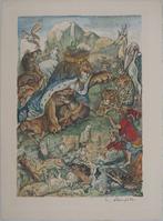 Léonard Tsuguharu Foujita (1886-1978) - Les animaux malades, Antiek en Kunst