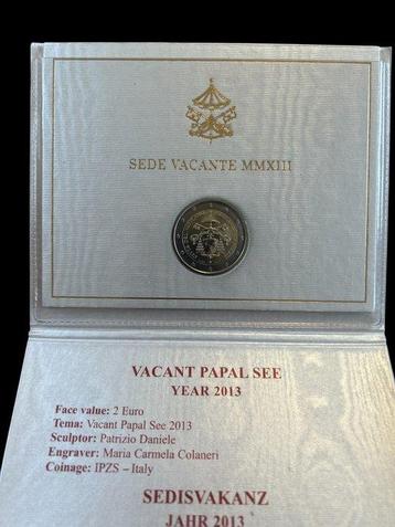 Vaticaan. 2 Euro 2013 Sede Vacante + Rio de Janeiro (2