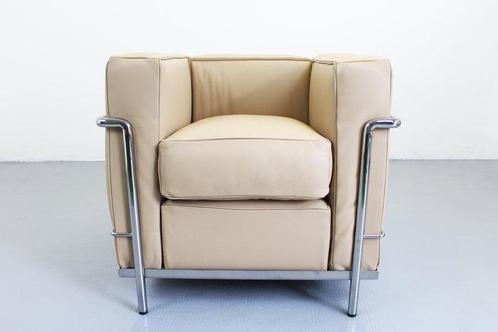 Cassina - Le Corbusier - Fauteuil - LC2 - Acier, Cuir, Antiek en Kunst, Kunst | Designobjecten