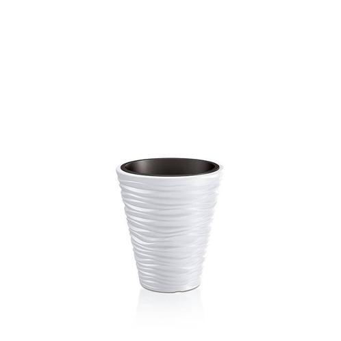 Witte design plantenbak Wave H44 (Oud Model), Jardin & Terrasse, Pots de fleurs, Envoi