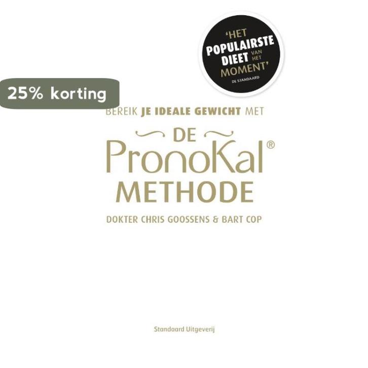 Bereik je ideale gewicht met de Pronokal methode Bart Cop, Boeken, Kookboeken, Zo goed als nieuw, Verzenden