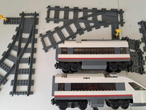 Lego Pièces - Lego trein, 2x wissel en flexibele rails, Kinderen en Baby's, Speelgoed | Duplo en Lego