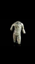 Oud-Romeins Brons Oud-Romeinse bronzen torso van Apollo - 36