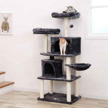 Klimboom - ComfortCats - Pluche ligkuilen - Stabiel - Beige beschikbaar voor biedingen
