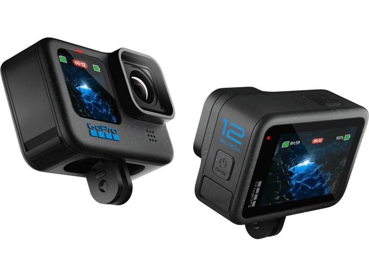 GoPro HERO12 Black - Actioncam - 5,3K video - Waterdicht tot, Huis en Inrichting, Woonaccessoires | Overige, Zo goed als nieuw