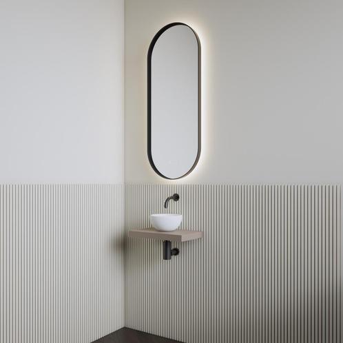 Fonteinset | BWS Leto | Planchet Taupe | Waskom Glans Wit, Doe-het-zelf en Bouw, Sanitair, Overige typen, Nieuw, Ophalen of Verzenden