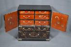 Sieradendoos - Hout - meerdere lades, Antiek en Kunst