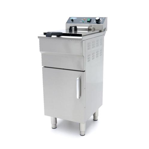 Frituurpan - 16 L - 1 Mand - met Tapkraan en Opbergruimte -, Elektronische apparatuur, Frituurpannen, Nieuw, 4 liter of meer, Verzenden