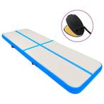 vidaXL Gymnastiekmat met pomp opblaasbaar 400x100x20 cm PVC, Sport en Fitness, Verzenden, Nieuw
