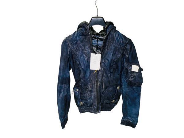 Veiling - FredsBruder | Dames Leren Jas | Washed Blue, Kleding | Dames, Jassen | Winter