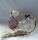 Val Saint Lambert - Parfumfles (2) - Kristal - 2x Val Saint, Antiquités & Art, Antiquités | Verre & Cristal