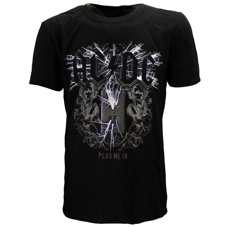 AC/DC Electric Plug Me In T-Shirt - Officiële Merchandise, Kleding | Heren, T-shirts
