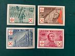 Empire allemand 1941 - Légion waals sans dent - contrôlé, Gestempeld
