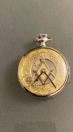 Hislon Masonic Vintage Pocket Watch - 900, Handtassen en Accessoires, Horloges | Heren, Nieuw