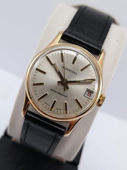 Ingersoll - Gold Plated Swiss Cal.1215 T Swiss T Dial - Sans, Handtassen en Accessoires, Horloges | Heren