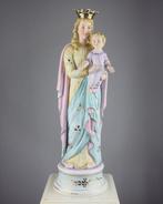 Beeldje, Maria met Kind - 46 cm - Biscuit porselein