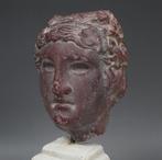 Oud-Romeins Marmer, Rosso Antico Herm van jonge Bacchus.