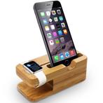 Apple Watch 38mm en 42mm Bamboo Houten Stand Houder / iPhone, Handtassen en Accessoires, Nieuw, Verzenden