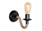 Veiling - 2x iBella Living vintage touwlamp muur, Nieuw