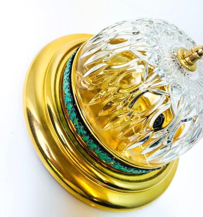 Plafondlamp - Kristal, Messing, Antiek en Kunst, Curiosa en Brocante