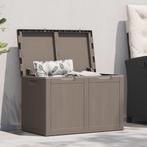 vidaXL Tuinbox 180 L PP houtlook bruin, Tuin en Terras, Bergingen en Tuinkasten, Verzenden, Nieuw