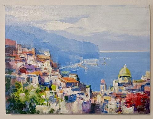 Mario Smeraglia (1950) - Luce sul Mediterraneo, Antiek en Kunst, Kunst | Schilderijen | Klassiek