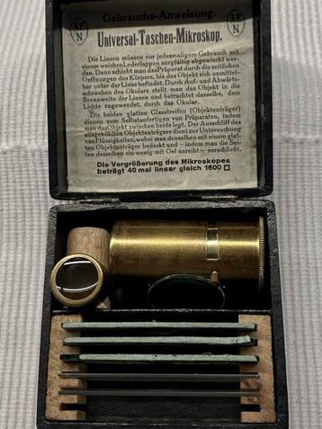 Zakmicroscoop - 1900-1910 beschikbaar voor biedingen