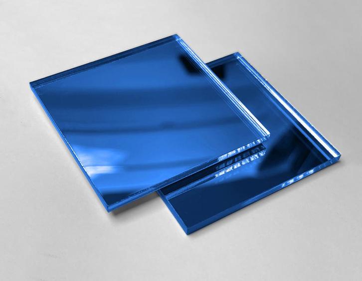 Set van 30 kleine vierkante spiegeltjes (3x30x30 mm, blauw), Doe-het-zelf en Bouw, Gereedschap | Overige machines, Nieuw, Verzenden