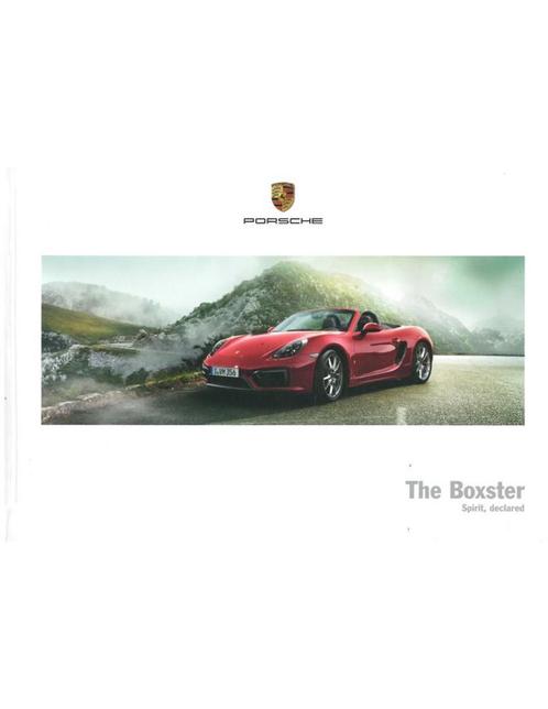 2015 PORSCHE BOXSTER HARDCOVER BROCHURE ENGELS, Livres, Autos | Brochures & Magazines