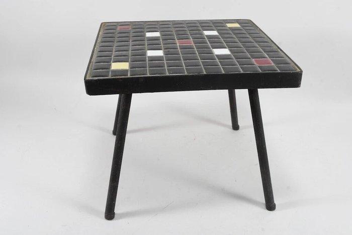 Salontafel - Keramiek, Staal - Vintage uit de jaren vijftig, Antiek en Kunst, Kunst | Designobjecten