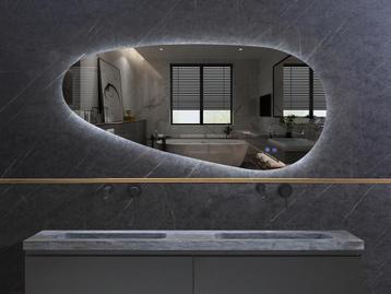 Veiling - LED Badkamerspiegel, Horizontaal-verticaal, keuze
