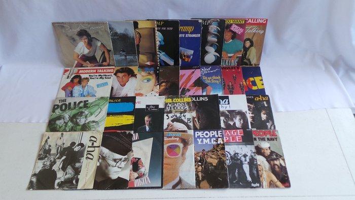 Various Artists/Bands in 1980s - Collection of 30 x 7, Cd's en Dvd's, Vinyl Singles