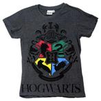 Harry Potter Hogwarts Kids T-Shirt Donkergrijs - Officiële