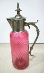 Carafe (6) - Verre, Étain, Plaqué(e) argent, Antiquités & Art