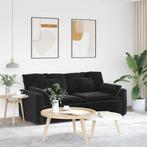 vidaXL Modulaire bank met kussens zwart, Huis en Inrichting, Zetels | Voetbanken en poefs, Verzenden, Nieuw