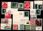Empire allemand - Superbe lot de timbres sur cartes-postes, Gestempeld