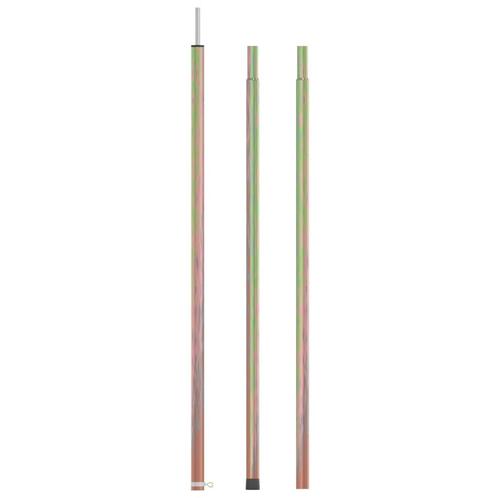 vidaXL Tentstok telescopisch 170-255 cm gegalvaniseerd staal, Caravans en Kamperen, Tentaccessoires, Nieuw, Verzenden