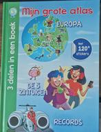 Mijn Grote Atlas Europa - 5 Zintuigen Records - 120+, Livres, Verzenden, Caramel publishing