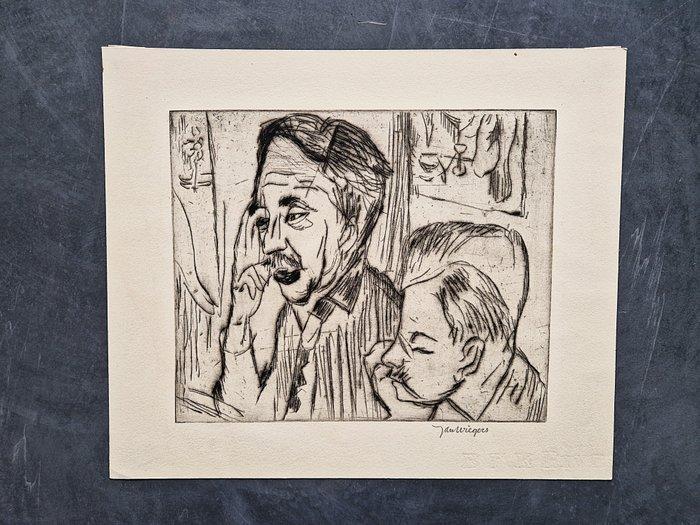 Jan Wiegers (1893-1959) - Groninger Ploeg leden hendrik, Antiek en Kunst, Antiek | Overige Antiek