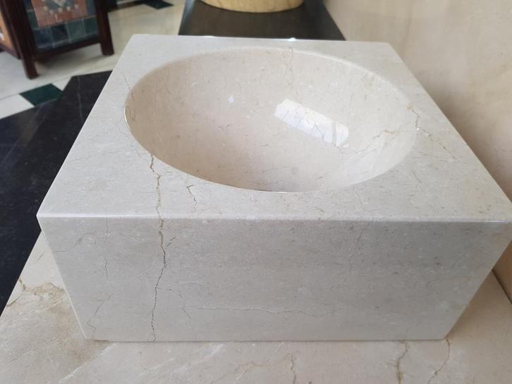 Evier massif marbre 30x30x14,5 cm liquidation stock, Bricolage & Construction, Sanitaire, Lavabo, Neuf, Pierre, Enlèvement