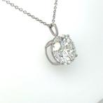 Halsketting - 14 karaat Witgoud - 8.05ct. tw. Diamant, Nieuw