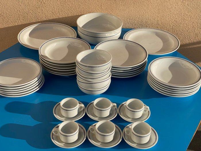 Richard Ginori - Eetservies voor 6 (46) - Porselein,, Antiek en Kunst, Antiek | Meubels | Tafels