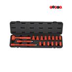 FORCE VDE geïsoleerde doppenset met ratel tot 1000V, Doe-het-zelf en Bouw, Ophalen of Verzenden, Nieuw