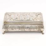 H. Hooijkaas Theelepeldoos - Boîte à cuillères - Argent 833, Antiquités & Art