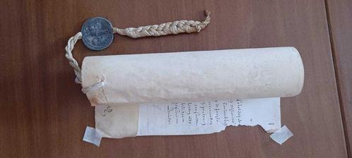 Document - Bolla Papale del 1851 emessa dal Papa Pio IX -, Verzamelen, Film en Tv
