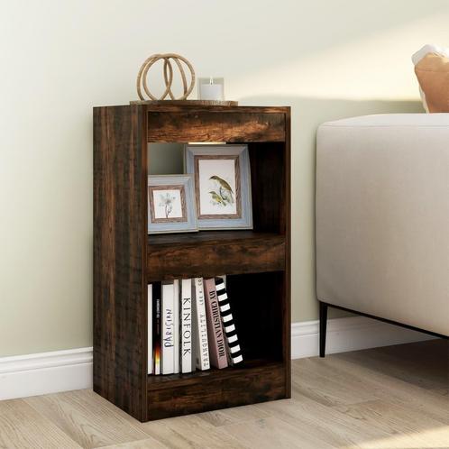 vidaXL Boekenkast/kamerscherm 40x30x72 cm gerookt, Huis en Inrichting, Kasten | Boekenkasten, Nieuw, Verzenden